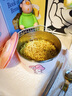 滿朝佳美樂蒂1400ml飯碗不銹鋼帶蓋學生隔熱防燙手柄面湯碗餐具送筷勺 曬單實拍圖