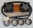 寶璋 PCIE固態(tài)硬盤散熱片 SM951 960 961 2280散熱器 M.2 SSD散熱風(fēng)扇 金色 曬單實拍圖