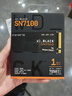 西部數(shù)據(jù)（WD）BLACK SN7100 500g 1t 2t 4t固態(tài)硬盤NVMe M.2接口 高速游戲硬盤兼容PS5 游戲黑盤電競 PCIe4.0 1TB+螺絲散熱片 曬單實(shí)拍圖