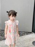 G.DUCKKIDS小黃鴨童裝女童裙子夏季兒童連衣裙女孩子中國風(fēng)漢服裙旗袍A字裙 粉色 100 尺碼2~3歲【90-100cm】cm 曬單實(shí)拍圖