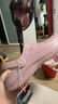 斯凱奇（Skechers）女鞋夏季洞洞鞋休閑外穿拖鞋休閑輕質(zhì)軟彈透氣泡泡鞋111514 茱萸粉/MVE 37 曬單實(shí)拍圖