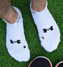 安德瑪（Under Armour）襪子夏季船襪【3雙】籃羽毛球運(yùn)動(dòng)襪男女跑步薄款防臭毛巾短棉襪 曬單實(shí)拍圖