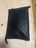 ANDSEEYOU品牌 男士手拿包真皮軟皮大容量手抓包羊皮男手拿包休閑手抓包 黑色荔枝大號 曬單實(shí)拍圖