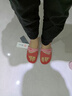 回力拖鞋女士夏季家用室內軟底透氣居家浴室洗澡防滑厚底新款涼拖鞋女 豆沙紅 38【適合37碼的腳穿】 曬單實(shí)拍圖
