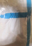 致爾康 防護(hù)服一次性連體連帽防粉塵 隔離衣防水養(yǎng)殖場(chǎng)噴漆工作服 藍(lán)條連帽無腳套L 曬單實(shí)拍圖