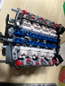 宇星模王高還原超跑V8發(fā)動(dòng)機(jī)仿真兼容樂(lè)高電動(dòng)玩具男孩拼插積木生日禮物 宇星10088V型8缸發(fā)動(dòng)機(jī)（含電機(jī) 曬單實(shí)拍圖
