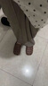 歐品臣羅馬涼鞋女夏季外穿新款包頭半拖鞋穆勒鞋鏤空時(shí)尚女鞋一腳蹬平底 棕色 37 -38腳合適 曬單實(shí)拍圖