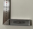 LSNUO不銹鋼尺子加厚直角尺拐尺多功能角度尺高精度木工尺木工工具大全 【三角加固手柄】角尺300mm 曬單實(shí)拍圖