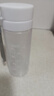 Jidaocook簡易水瓶耐高溫食品級水杯男ins風簡約塑料高顏值大容量便 雙蓋帶茶隔601ML-慕斯白 磨砂款 曬單實拍圖