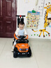 babypure shine兒童電動(dòng)車(chē)手推車(chē)四輪遙控越野車(chē)小孩充電男女寶寶玩具車(chē)可坐人 橙雙驅遙控大電音樂(lè )推把+禮包 曬單實(shí)拍圖