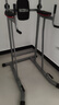 比納引體向上器家用單杠室內引體向上器落地式雙杠吊杠免打孔健身器材 【至尊款銀色】 單雙杠訓練器 曬單實(shí)拍圖