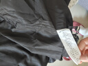 初語(yǔ)90白鴨絨蓬松泡芙羽絨服女2024冬季新款中長(cháng)連帽保暖外套大衣 黑色 M 曬單實(shí)拍圖