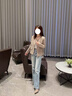 恰凡（QIAFAN）圓領(lǐng)小香風(fēng)西裝外套女2025春秋新款高級(jí)感西服小個(gè)子短款外搭上衣 米駝 S 曬單實(shí)拍圖