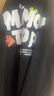 MMOPTOP潮流印花T恤男士夏季日系高街寬松圓領(lǐng)半袖純棉短袖M0032黑色2XL 曬單實(shí)拍圖