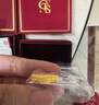 周大生黃金戒指足金卷草紋祥云戒指典雅送老婆送媽媽送父母生日禮物女 金重約10.3g 曬單實(shí)拍圖