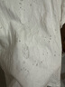 朵以（Duoyi）2025夏季新款拼接蕾絲鏤空貝殼海星珍珠圓領(lǐng)T恤短袖上衣女 白色 均碼 曬單實拍圖