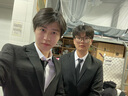 阿悠胖西服套裝男商務(wù)正裝新伴郎結(jié)婚西裝職業(yè)通勤兩件套禮服 黑色 XL 曬單實拍圖