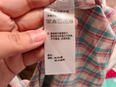 唐獅（TonLion）2025春女翻領(lǐng)長袖格子襯衫 曬單實(shí)拍圖