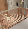 babycare嬰兒床0-3歲寶寶實(shí)木床兒童床拼接快裝床多功能新生兒床 弗里斯克 曬單實(shí)拍圖