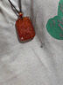 郎凱丹頓紅瑪瑙吊墜火麒麟五行缺火補(bǔ)火的吊墜飾品本命年喜火男女 項(xiàng)鏈款 曬單實(shí)拍圖