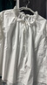 moussy 2025夏季新品法式浪漫風(fēng)優(yōu)雅飛飛袖寬松襯衫028ISA30-4101 010白色 均碼 曬單實(shí)拍圖