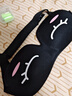 名典上品 睡眠眼罩 3D立體舒適透氣遮光 卡通款+防噪音睡眠耳塞（2枚） 喜歡你 曬單實(shí)拍圖