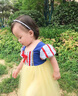 G.DUCKKIDS小黃鴨女童白雪公主裙子夏季兒童蓬蓬紗裙冰雪奇緣愛莎禮服連衣裙 圖片色 110 尺碼4~5歲【100-110cm】 曬單實拍圖