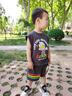 翱優(yōu)奧特曼服裝兒童 奧特曼衣服新款套裝男童裝夏季薄款無袖套裝帥氣 2344灰色 90 曬單實(shí)拍圖