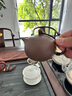 藏壺天下宜興紫砂壺純手工小容量功夫茶具老紫泥家用泡茶壺貢珠小西施壺 貢珠西施 曬單實(shí)拍圖