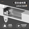 水星家紡窗簾軌道免測量鋁合金伸縮滑輪掛鉤窗簾配件頂裝側(cè)裝1.0～1.8米 曬單實(shí)拍圖
