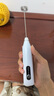 京嚴打蛋器烘焙電動奶油打發(fā)器家用打蛋機蛋清攪拌器無線手持打奶油機小型攪拌機牛奶起泡器咖啡奶油機 升級充電款【快速起泡+細膩綿密】白色 三擋調(diào)速|(zhì)無線便攜|強勁電機 曬單實拍圖