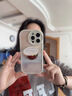 WEZHO2025年新款仙女自帶化妝鏡適用蘋(píng)果14promax手機殼鏡子支架iPhone14繪畫(huà) 古董白[名畫(huà)夕陽(yáng)]硅膠化妝鏡支架 iPhone16ProMax 曬單實(shí)拍圖