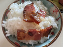 楊大爺柴火煙熏臘味香腸正宗四川風(fēng)味特產(chǎn)咸肉五花臘肉200g 曬單實(shí)拍圖