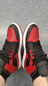 耐克（NIKE）【尖貨】男女鞋Air Jordan mid aj1情侶新款運動(dòng)休閑板鞋籃球鞋 554725/554724-074 黑紅 41 曬單實(shí)拍圖