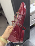 紅蜻蜓瑪麗珍鞋25春季女鞋婚鞋法式復(fù)古單鞋小皮鞋WTB15004酒紅色36 曬單實拍圖
