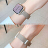 添賦適用蘋果手表iwatch S10/9表帶麥穗磁吸Apple WatchS9/Ultra2輕奢鏤空金屬彩鉆狗手鐲s8/7/6/SE腕 銀色【麥穗款·磁吸折疊扣】 適用38/40/41/S10【42m 曬單實(shí)拍圖