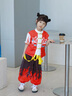 G.DUCKKIDS小黃鴨哪吒衣服魔童降世cos兒童漢服男女童夏季中國風(fēng)六一演出服 套裝加道具 120 尺碼5~6歲【110-120cm】cm 曬單實(shí)拍圖