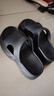 熱風(fēng)厚底增高涼拖女款夏季新款外穿沙灘拖鞋休閑一字拖女鞋 01黑色 35-36 S 曬單實(shí)拍圖