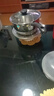 【加厚直降】304不銹鋼奶鍋家用輔食熱牛奶鍋加厚底湯鍋迷你煮鍋 18cm【超厚加深】升級(jí)款 18cm 曬單實(shí)拍圖