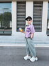 愛(ài) 西娜青少年牛仔褲長(cháng)褲男童褲子2025夏季上新男大童個(gè)性破洞寬松褲潮牌 藍色 160 曬單實(shí)拍圖