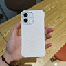 CASETIFY 純色波漾手機(jī)殼 MagSafe兼容 硅膠手機(jī)殼 適用于蘋果iPhone16/15 Plus/Pro/Max手機(jī)保護(hù)殼 白色Magsafe iPhone 16 曬單實(shí)拍圖