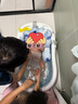 十月結(jié)晶嬰兒洗澡盆新生兒大號(hào)可折疊智能感溫格洛里藍(lán)浴盆浴網(wǎng)浴墊3件套 曬單實(shí)拍圖