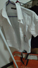 羅蒙兒童禮服男畢業(yè)兒童節(jié)短褲背帶套裝學(xué)生合唱畢業(yè)演出服花童禮服夏 黑色短款背帶套系紅色領(lǐng)結(jié) 180 曬單實(shí)拍圖