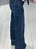 Levi's李維斯25年秋冬新款女士美式休閑318寬松塑形闊腿牛仔褲 深靛藍(lán) 27 (30) 曬單實(shí)拍圖