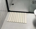 dehub浴室門(mén)口硅藻泥吸水墊地墊衛生間防滑墊廁所速干可折疊硅藻土腳墊 大號39*60cm-贈防滑墊+打磨砂紙 39cm*60cm 1件數 曬單實(shí)拍圖