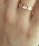 【二手99新】卡地亞戒指 Cartier LOVE系列八鉆 18K金8鉆女款婚戒 二手項鏈戒指 99新-玫瑰金單品 52/國碼12 曬單實拍圖