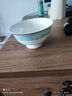 厚秀堂景德鎮碗家用吃飯10個(gè)裝 骨瓷碗陶瓷碗套裝 防燙米飯碗面碗可微波 藍色之戀 5英寸 10個(gè) 曬單實(shí)拍圖
