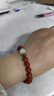 豆蔻時(shí)光8-9mm涼山南紅瑪瑙手串碧玉轉(zhuǎn)運(yùn)珠水晶手鏈男女士款 曬單實(shí)拍圖