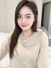 Cindy Kelly精致999銀項鏈女實(shí)用高級輕奢鎖骨鏈送老婆結婚紀念生日禮物女生 玫瑰金【送老婆女友實(shí)用高檔】 曬單實(shí)拍圖