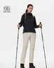 KOLON SPORT/可隆軟殼夾克 女子防風(fēng)防潑水耐磨連帽戶外運(yùn)動(dòng)休閑外套 LKJK5SN060-BK 黑色 L 170/92A 曬單實(shí)拍圖